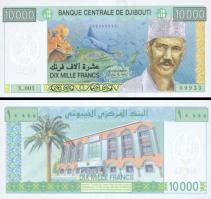 *10 000 džibutských frankov Džibutsko 2009, P45 UNC - Kliknutím na obrázok zatvorte -